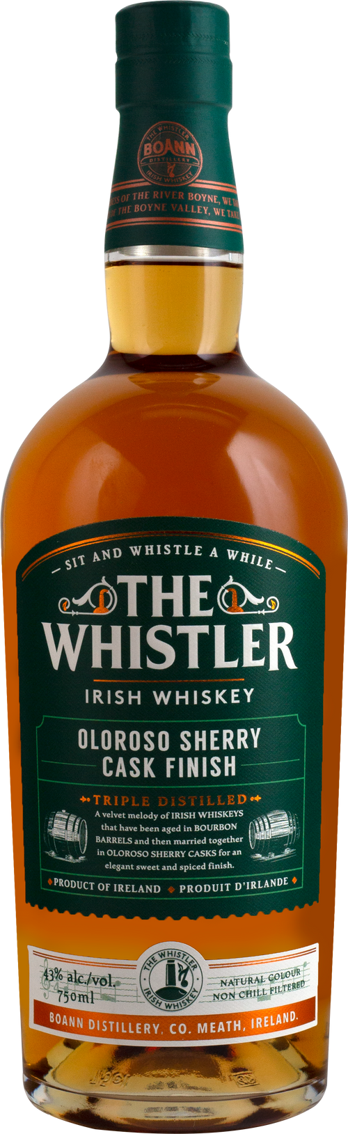 Buy Whistler Irish Whiskey Sherry 750ML Online -Craft City