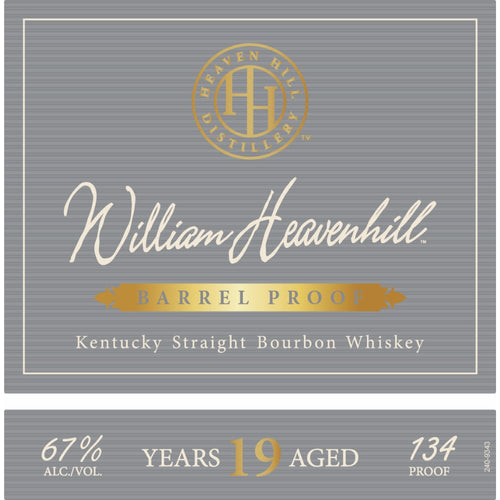 Buy William Heavenhill 19 Year Old Barrel Proof Bourbon Online -Craft City