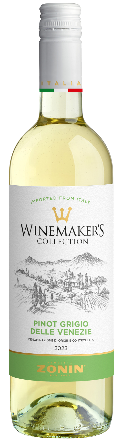 Buy Zonin Winemakers Collection Pinot Grigio 750ML Online -Craft City
