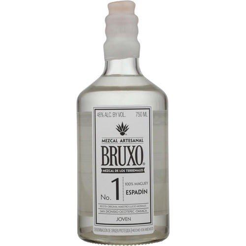 Bruxo Mezcal Artesanal Joven No. 1 Espadin 92 750ML