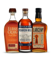 Elijah Craig, Heaven Hill & Larceny Bourbon 3PK Bundle