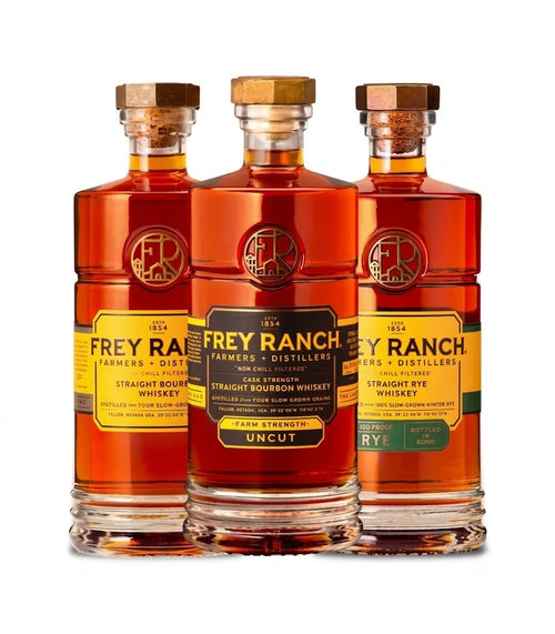 Frey Ranch Bourbon & Rye Whiskey 3PK Bundle