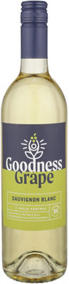 Goodness Grape Sauvignon Blanc 86 Calories Per Serving Central Valley 750ML