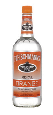 Fleischmanns Orange Flavored Vodka Royal
