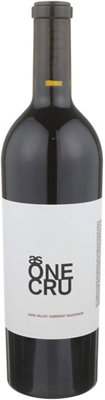 As One Cru Cabernet Sauvignon Napa Valley