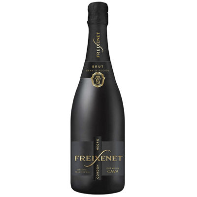 Freixenet Cava Brut Cordon Negro Gran Seleccion Striped Label