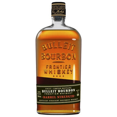 Bulleit Straight Bourbon Barrel Strength No. 8 Frontier Whiskey Uncut Limit 121.8 750ML
