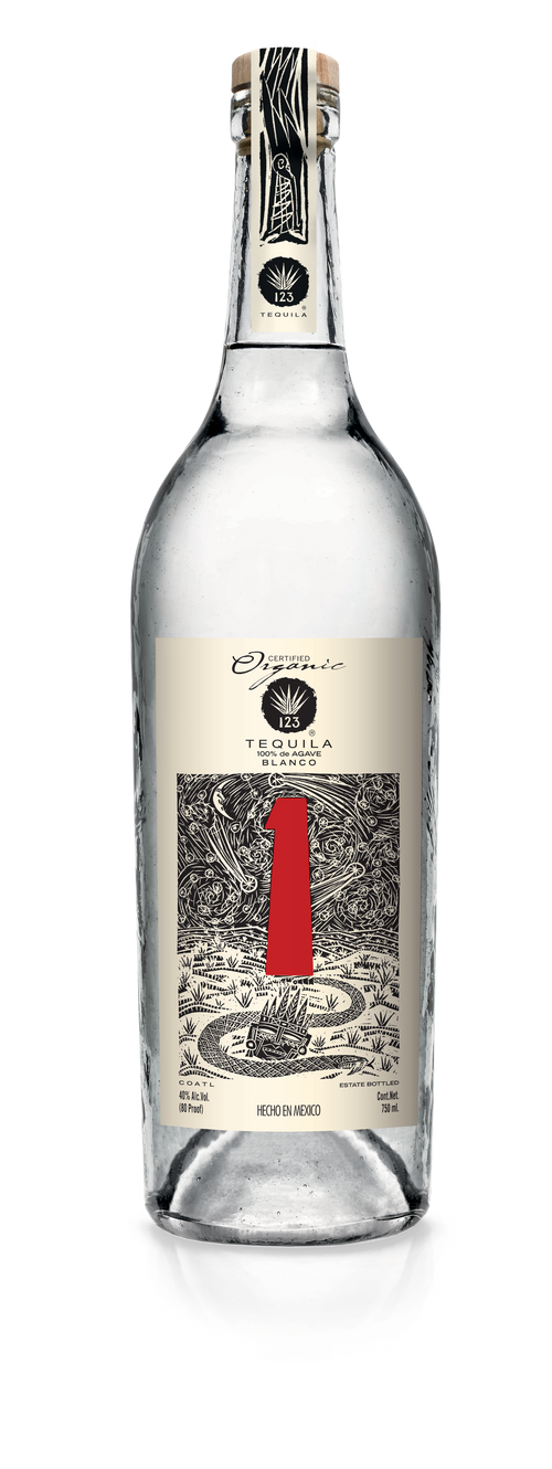 123 Organic Blanco (Uno) Teqila