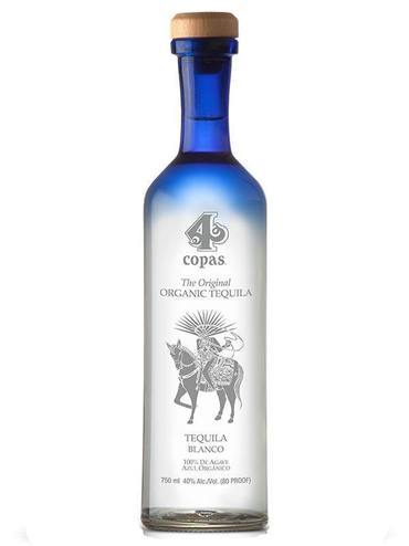 Buy 4 Copas Organic Blanco Tequila Online -Craft City