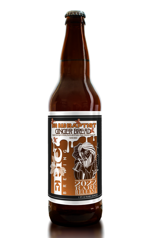 Buy Epic Big Bad Baptist Ginger Bread Imperial Stout 2022 Online -Craft City