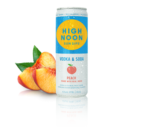Buy High Noon Peach Hard Seltzer Online -Craft City