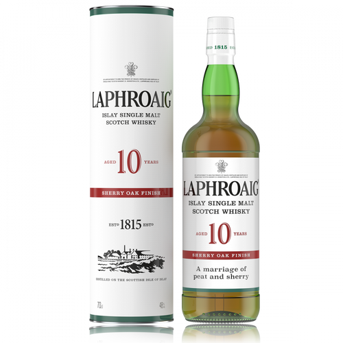 Buy Laphroaig 10 Year Old Sherry Oak Finish Scotch Whisky Online -Craft City