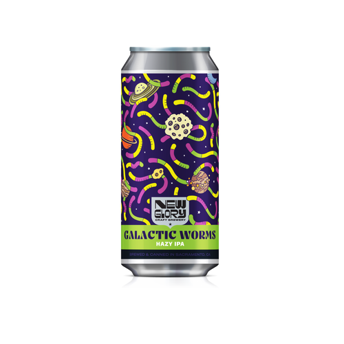 Buy New Glory Galactic Worms Hazy IPA Online -Craft City