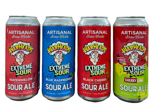 Artisanal Brew Works Warheads Extreme Sour Mixed 4pk