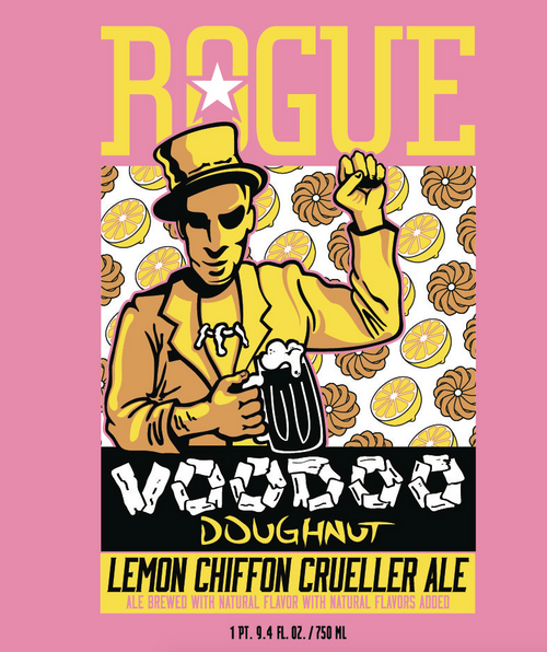 Rogue Voodoo Doughnut Lemon Chiffon Crueller Ale 750ml