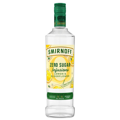 Buy Smirnoff Lemon & Elderflower Flavored Vodka Zero Sugar Infusions Online -Craft City