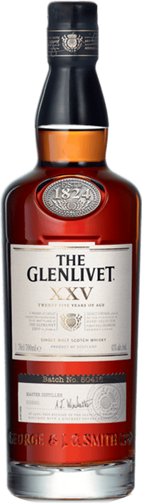 Buy The Glenlivet 25 Year Old Scotch Whisky Online -Craft City