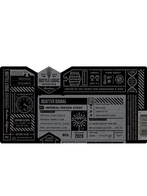 Buy Bottle Logic Scatter Signal Barrel Aged Imperial Mocha Stout 2020 Online -Craft City