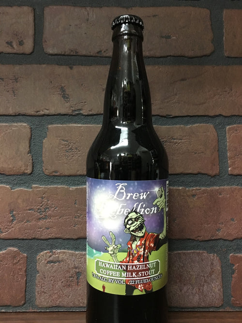 Brew Rebellion Hawaiian Hazelnut Coffee Milk Stout 22oz