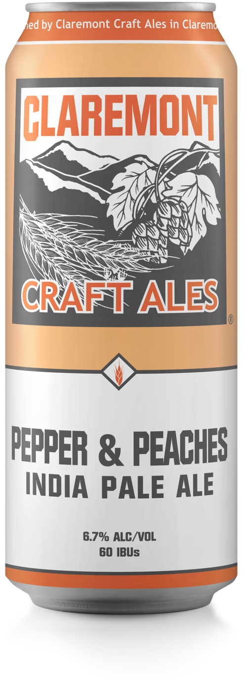 Claremont Craft Ales Pepper & Peaches IPA 4 pack cans - Claremont Craft Ales