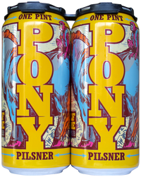 Half Acre Pony Pilsner 4 pack cans