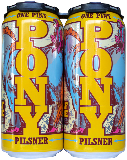 Half Acre Pony Pilsner 4 pack cans