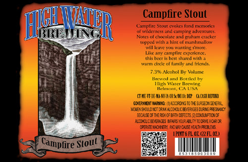 High Water Campfire Stout 22oz
