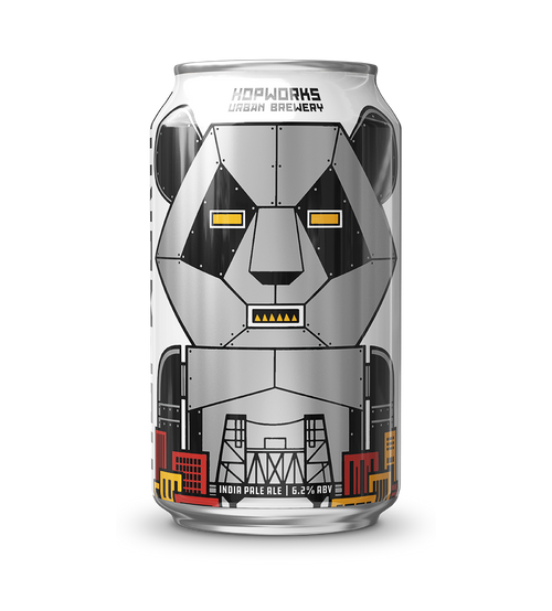Hopworks Robot Panda Hazy IPA