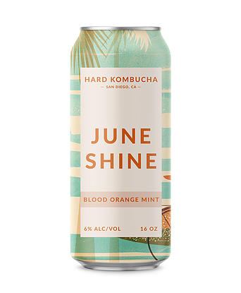 JuneShine Blood Orange Mint 16oz can