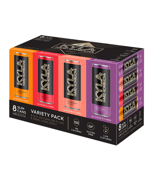 Buy KYLA Hard Kombucha Variety Pack Cans Online -Craft City