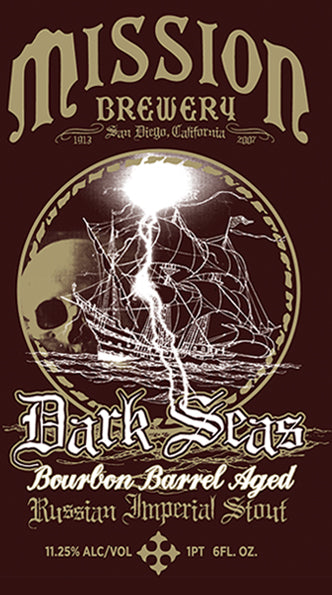 Mission Bourbon Barrel Aged Dark Seas 22oz