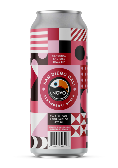Buy Novo Brazil Strawberry Shake Hazy Online -Craft City