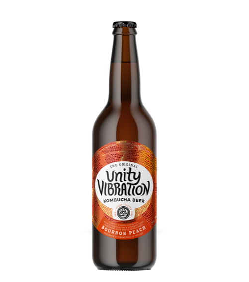 Unity Vibration Kombucha Beer Bourbon Peach