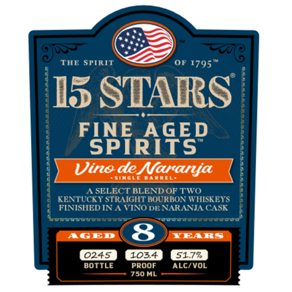 Buy 15 Stars Vino de Naranja Finished Blended Bourbon Online -Craft City