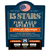 Buy 15 Stars Vino de Naranja Finished Blended Bourbon Online -Craft City