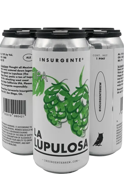 Insurgente La Lupulosa 4PK