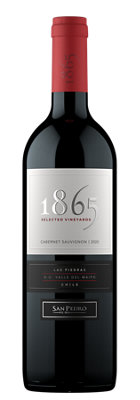 Buy 1865 Cabernet Sauvignon Selected Vineyards Las Piedras Maipo Valley 2021 750ML Online -Craft City