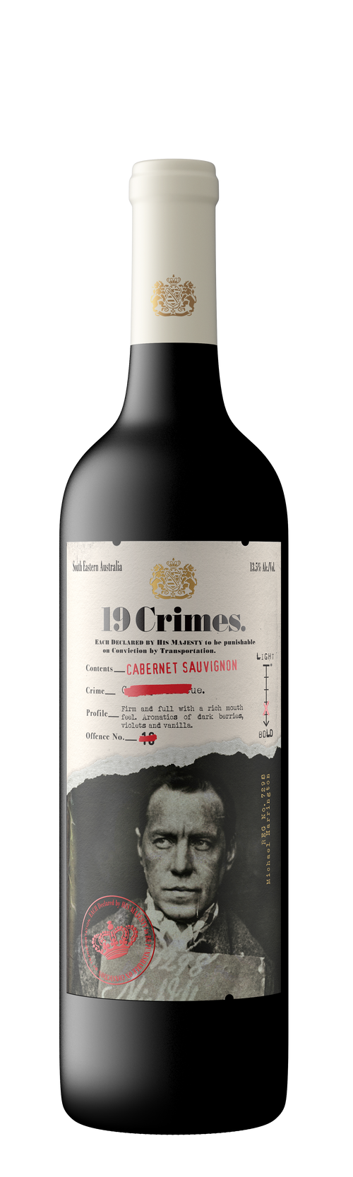 Buy 19 Crimes Cabernet Sauvignon 750ML Online -Craft City