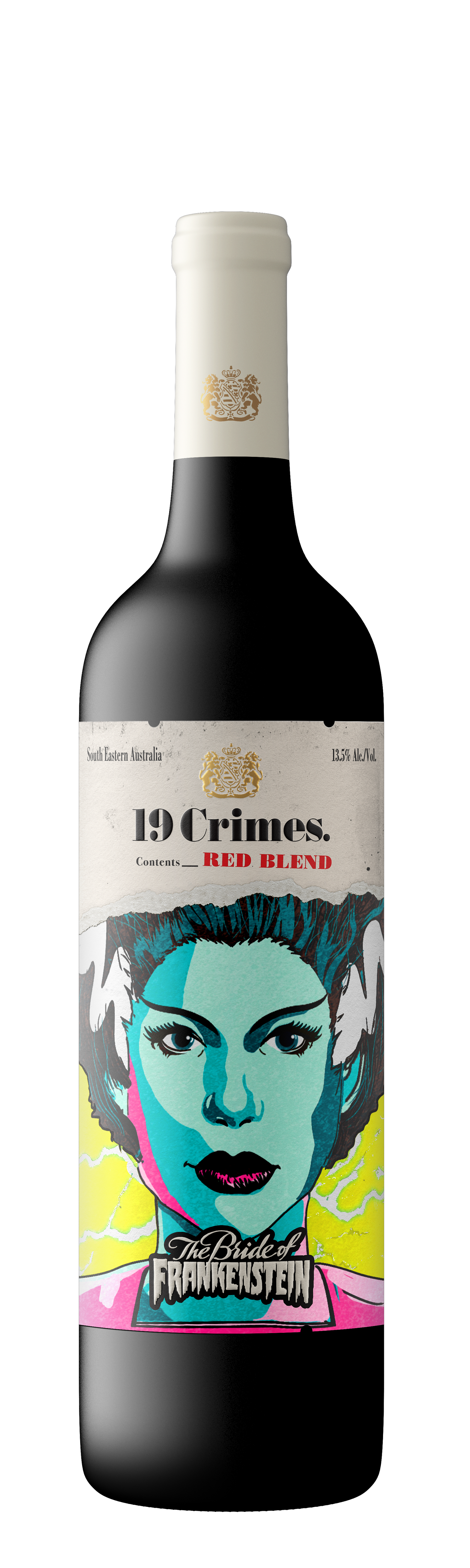 Buy 19 Crimes Monster Bride of Frankenstein Red Universal 750ML Online -Craft City
