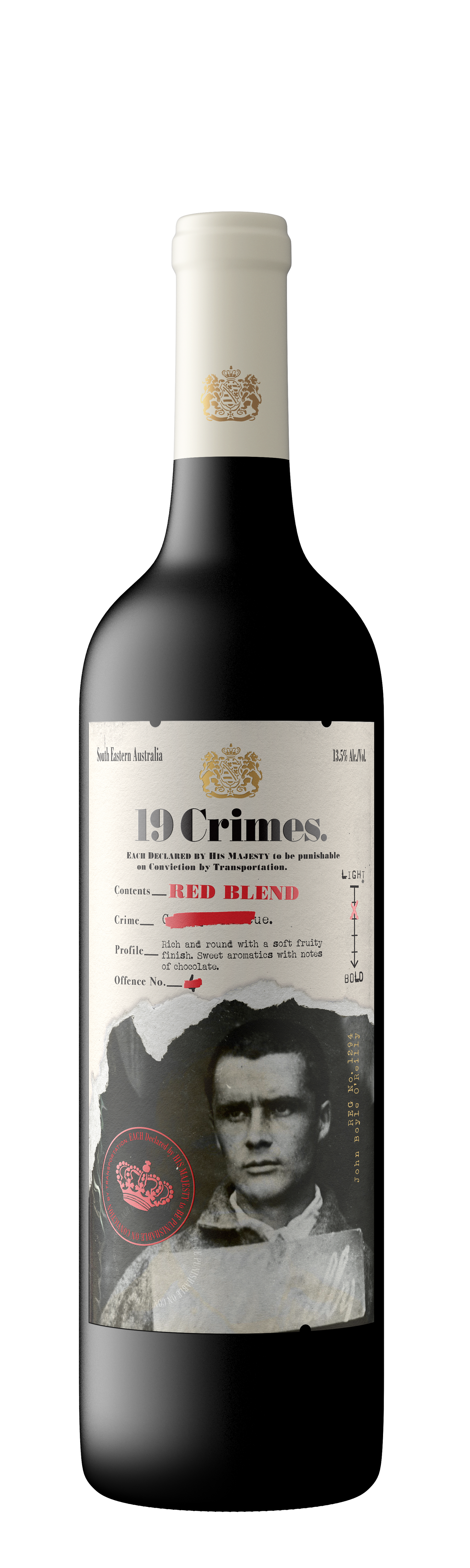 Buy 19 Crimes Red Blend 750ML Online -Craft City