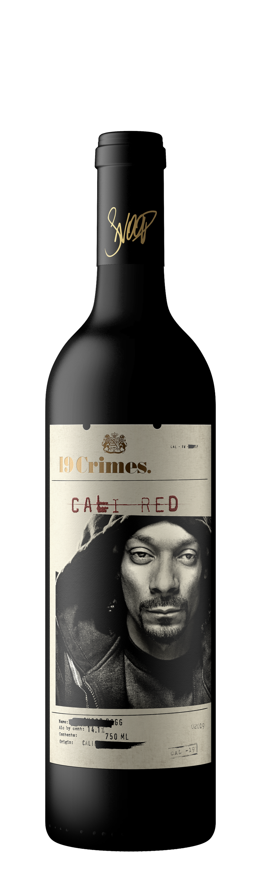 Buy 19 Crimes Red Blend Cali 750ML Online -Craft City