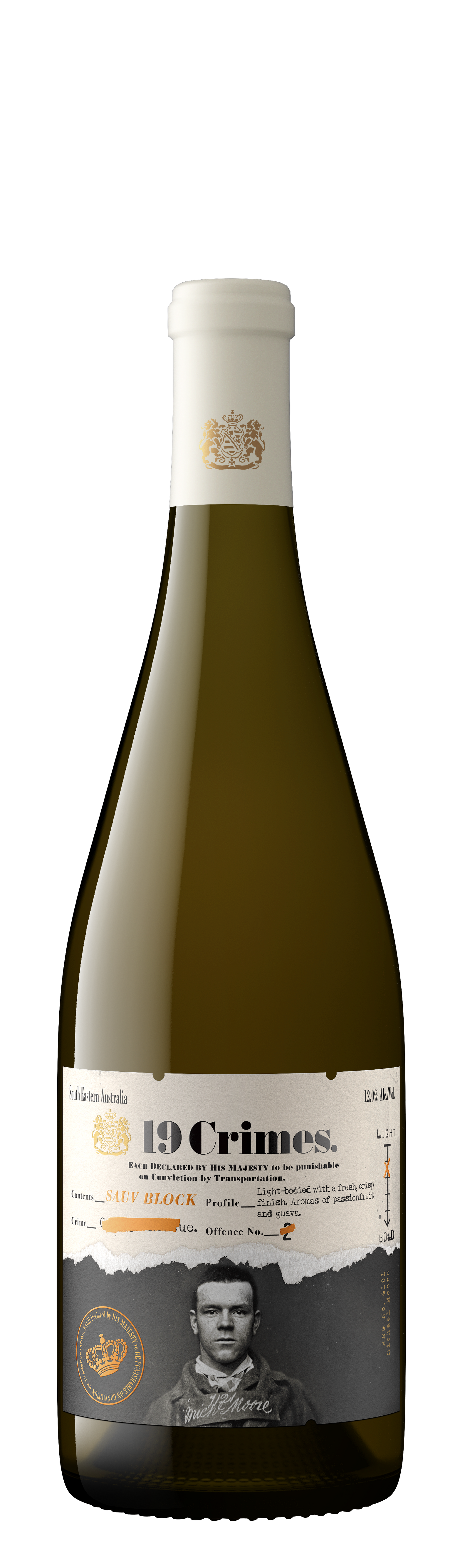Buy 19 Crimes Sauvignon Block 750ML Online -Craft City
