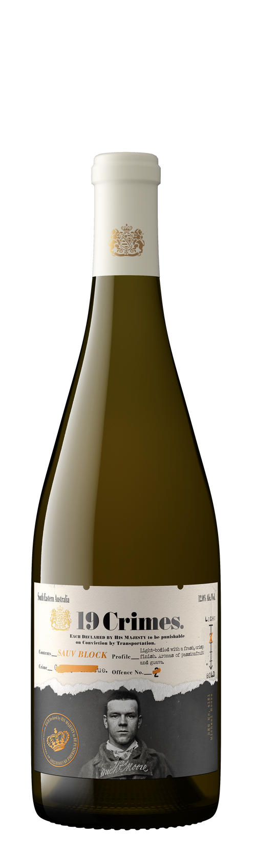 Buy 19 Crimes Sauvignon Block 750ML Online -Craft City