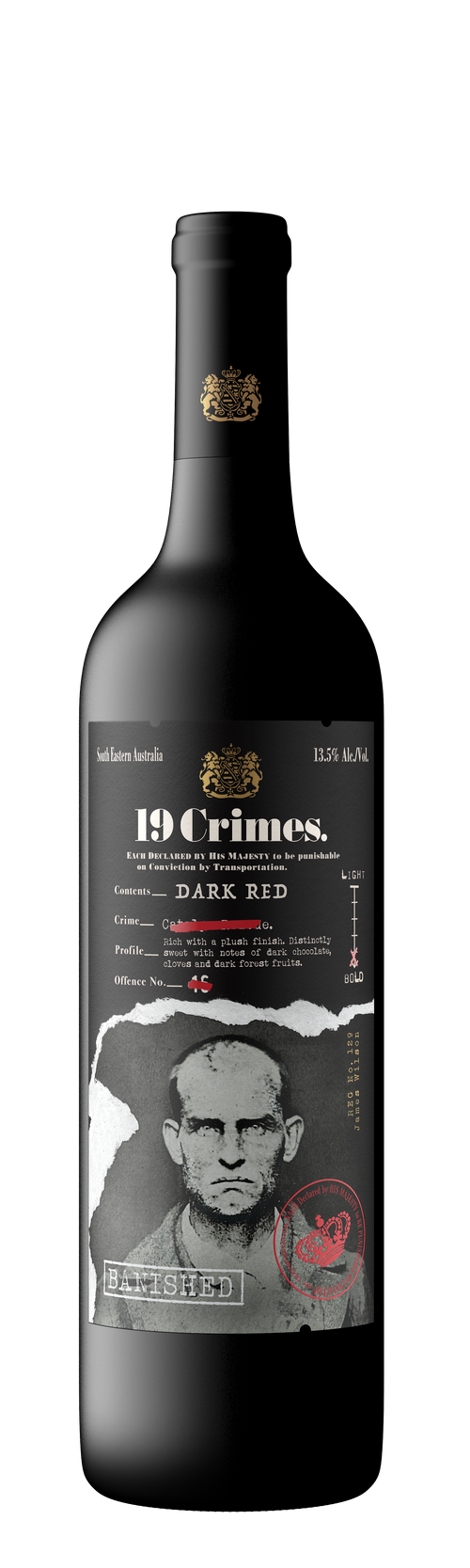 Buy 19 Crimes The Banished 750ML Online -Craft City