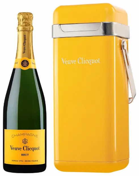Veuve Clicquot Champagne Brut Yellow Label With Smeg Fridge Gift Box