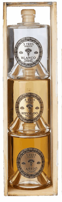 Buy 3 Tres Blanco, Reposado & Añejo Tequila Stack Trio Online -Craft City