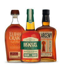Elijah Craig, Henry McKenna & Larceny Bourbon 3PK Bundle
