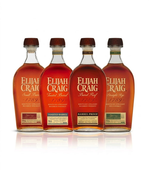 Elijah Craig Bourbon & Rye Whiskey 4PK Bundle