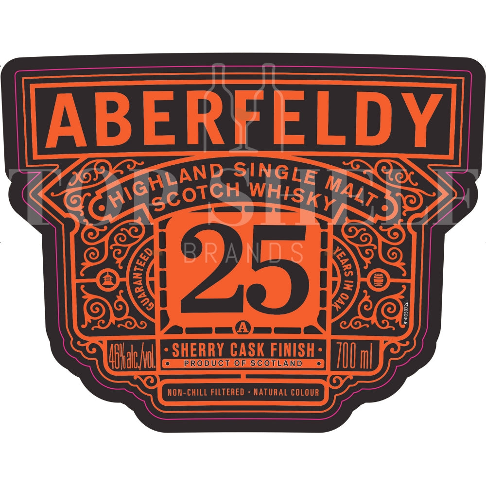 Buy Aberfeldy 25 Year Old Sherry Cask Finish Online -Craft City