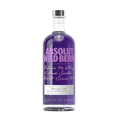 Buy Absolut Berry Flavored Vodka Wild Berri 76 1L Online -Craft City